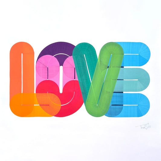 LOVE - last four remaining A2 Giclée Digital Prints