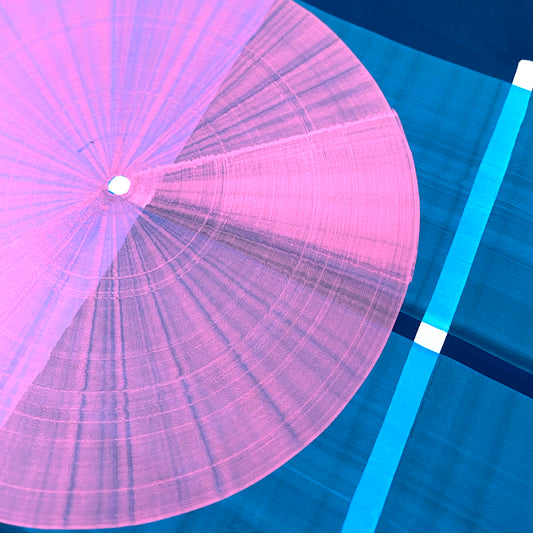 *** Heart A3 Landscape Size Blue Heart