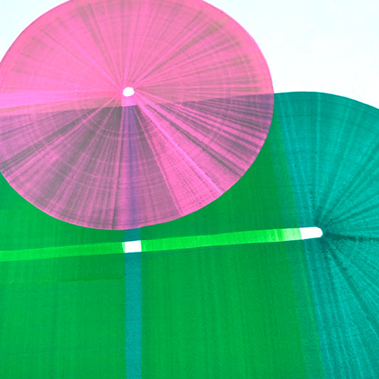 *** Heart A3 Landscape Size Green Heart